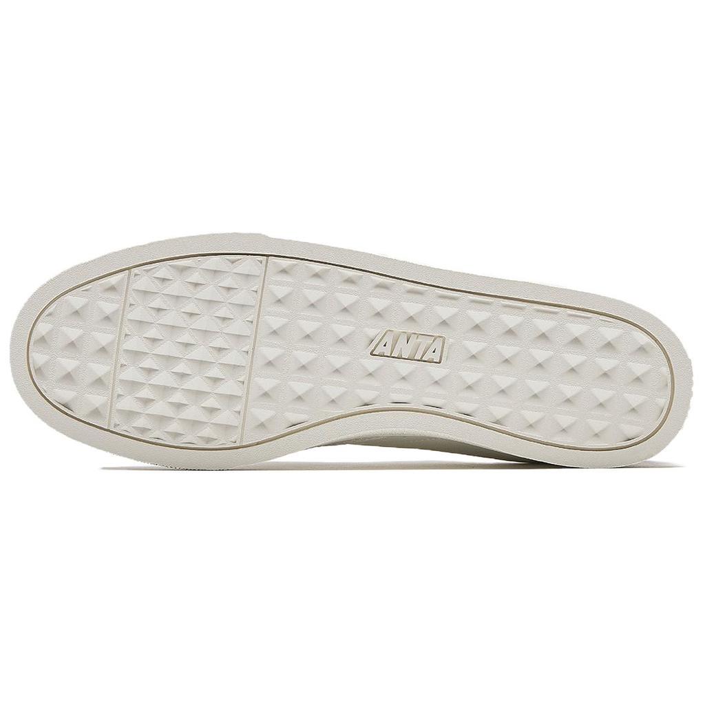 Anta Versatile Simple Comfortable Non-Slip Lightweight Low-Top Skate Shoes Men Sneakers White Blue 112518015R-2