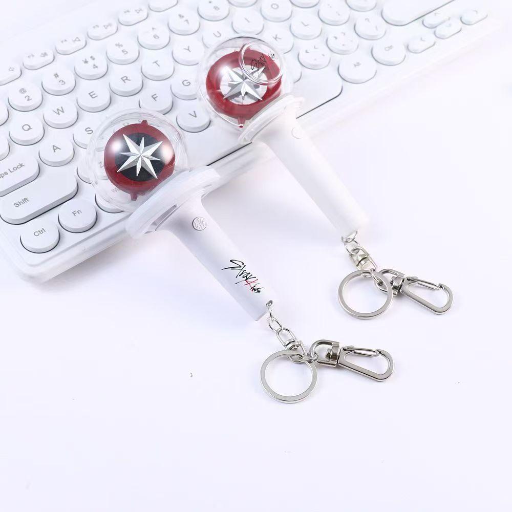 Straykids erste und zweite Generation Mini-Support-Stick leuchtender Schlüsselanhänger