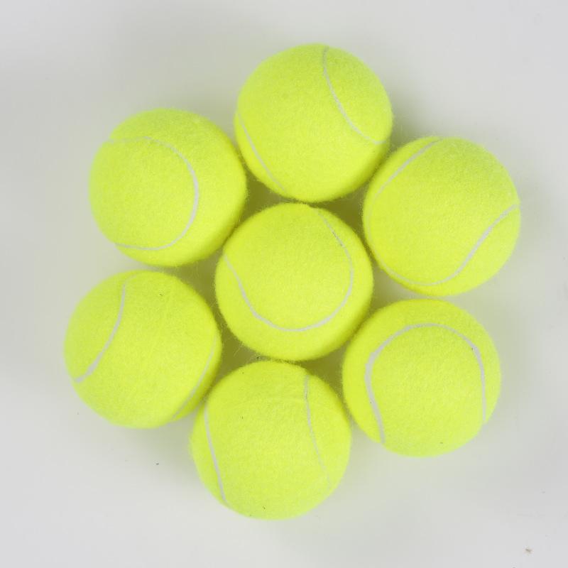 1/5/10pcs Basic Practice Tennis Training Tennis Competition Training Chemical Fiber Tennis with Elasticity Above 1.15 Meters