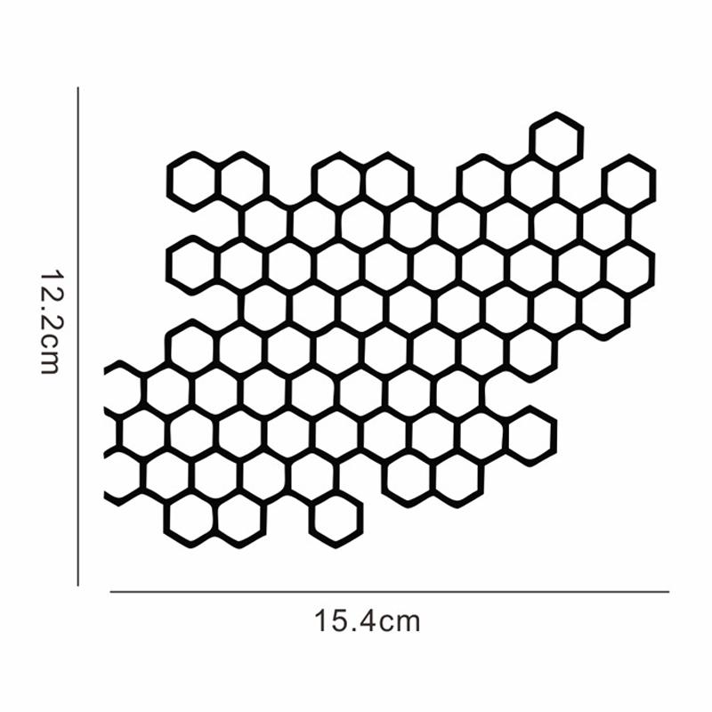 Honeycomb Motorcycle Stickers Waterproof Car Bumper Sticker Decals Helmet Stickers Motorcycle Decals Bumper Decoration Stickers