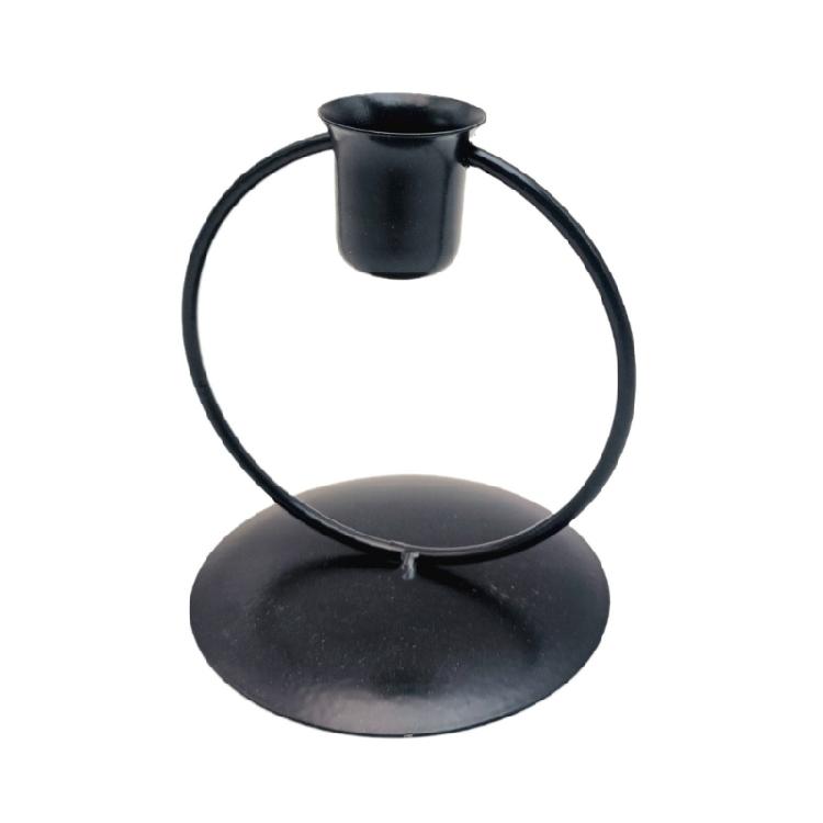 Wrought Iron Pillar Candle Holder Candlestick Metal Candle Holder Candelabrate