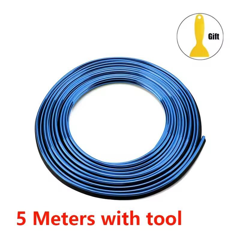 5M Linia Dekoracyjna Listwa Samochodowa Stylizacja Samochodu Listwa Wykończeniowa Elastyczna Do Drzwi Samochodowych Konsoli Środkowej Deski Rozdzielczej Akcesoria Wnętrza Samochodu