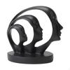 Abstract Face Sculpture Polished Statue Hollow Decor for Art Collectors, Homeowners,