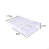 Under Desk Drawer | Flat Mounting Plate, undercounter Drawer, for Study Tables White