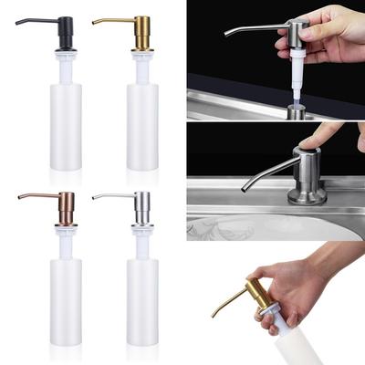Kitchen Sink Soap Dispenser Detergent Liquid Hand Wash Dispenser Pump Bathroom Accessories Countertop Lotion Storage Bottle
