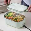 Scatola Pranzo Elettrica Riscaldabile Senza Acqua Portatile Acciaio Inossidabile 304 Contenitore per Alimenti Isolante per Studenti Lavoratori