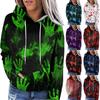 Damen Hoodies Sweatshirts Kleidung Teen Girl Casual Pullover Pullover mit Taschen Halloween