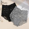 Plus Size Women Floral Lace Panties Hipster High Waist Underwear Breathable Briefs