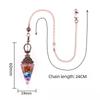 Amethyst Rainbow Stone Aquamarine Crystal Pendulum, Wiccan Supplies and Tools, Pendulos De Energia, Healing Crystals for Energy Balancing Chakra