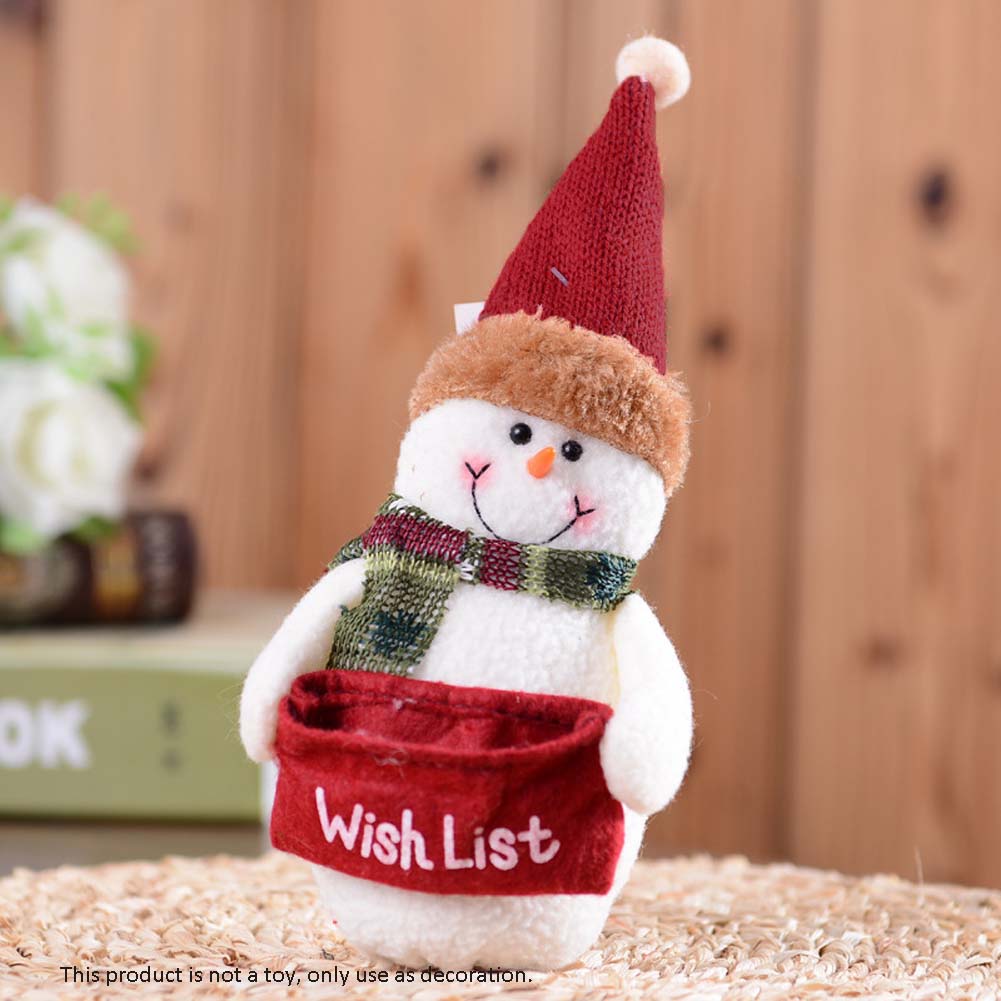 

Christmas Cartoon Doll, 1pc Santa Claus Snowman Doll Christmas Ornaments Dolls for Christmas Party House Holiday Decoration