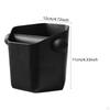 Barista Coffee Grind Bin Knock Out Box Black for Kitchen Countertop Accessories 12x11cm Slanted