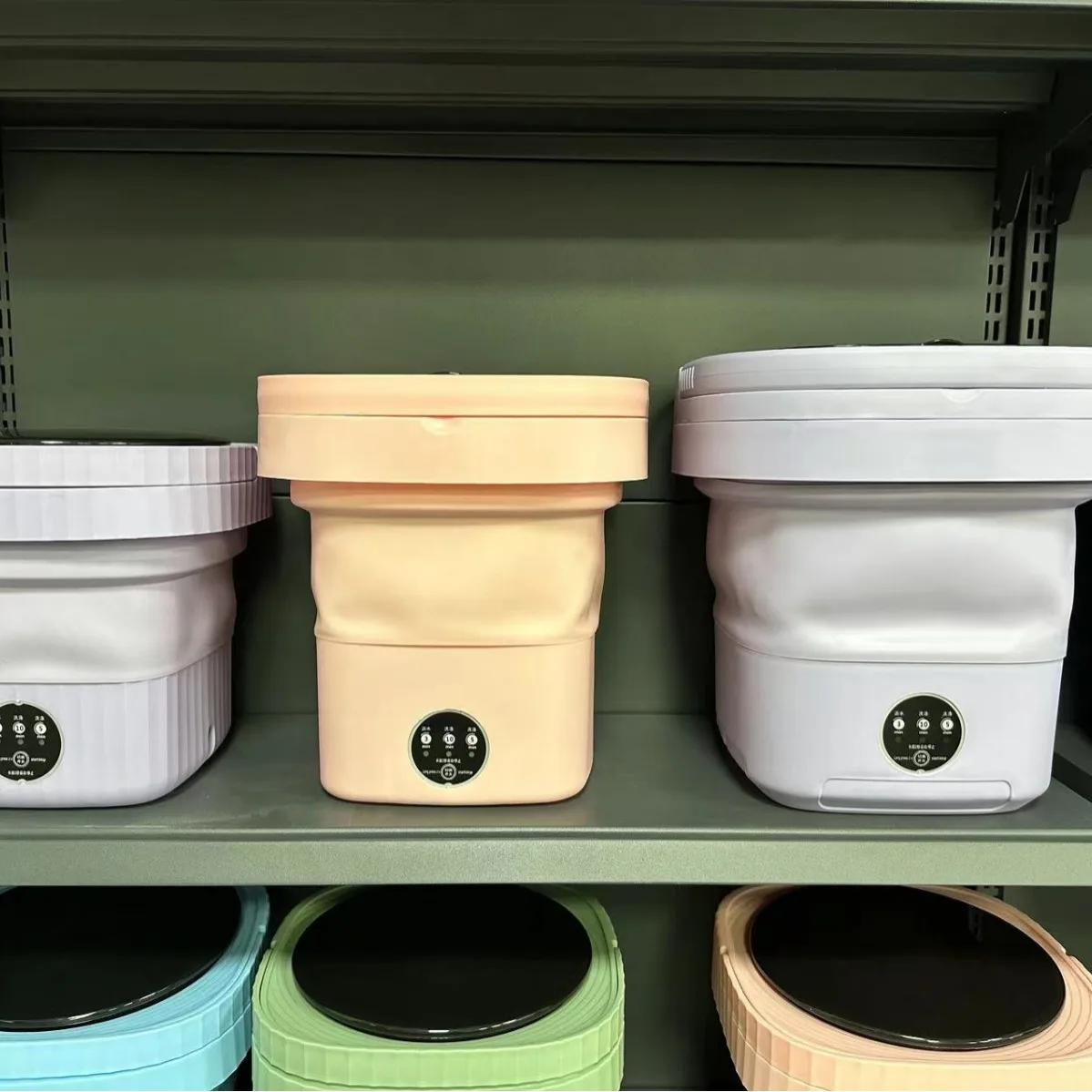 Складная стиральная машина 8.5L бытовая стиральная машина встроенная малая стиральная — фото 4