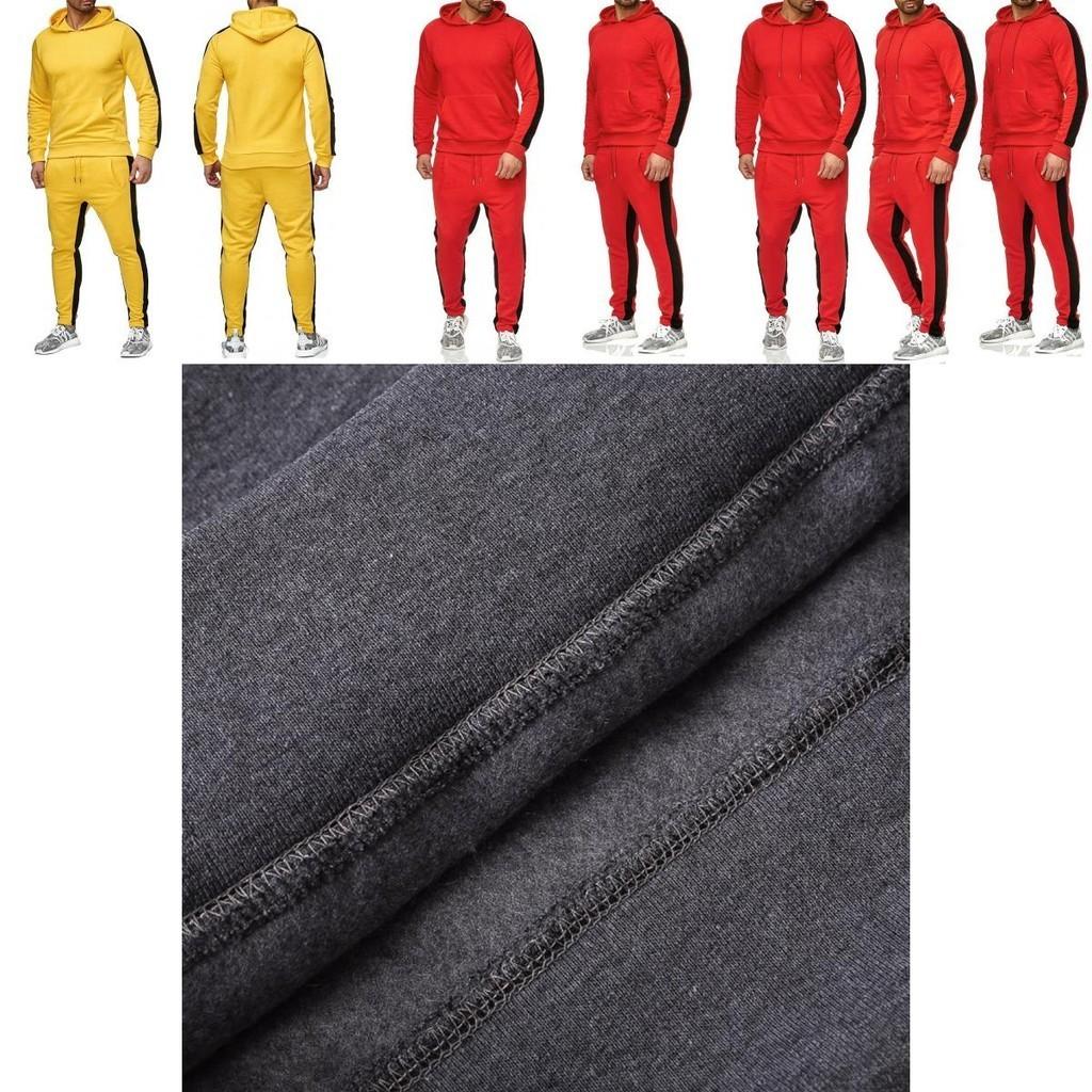 Comfortable Men's Jogging Suit Stylish Hoodie And Sweatpants Set For Activewear