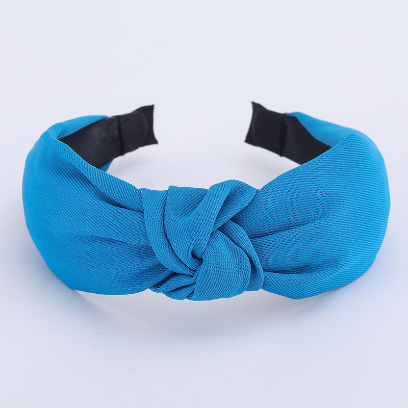 Minimalistische Damen Stirnbänder Einfarbiges Köpergewebe Geknotete Haarbänder für Damen Mädchen Lässig Einkaufen Reisen Kopfschmuck Accessoires