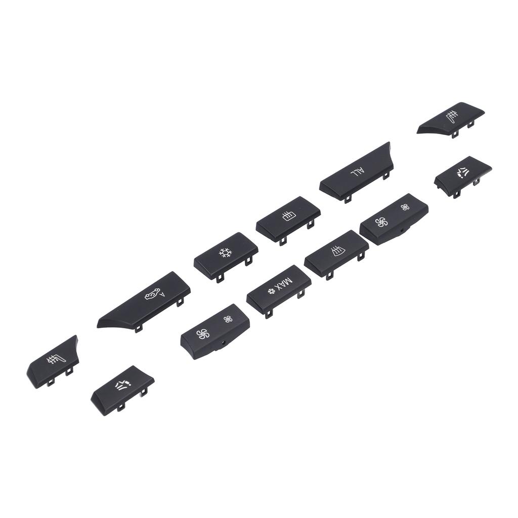 12pcs A C Heater Button Key Cap Switch Cover Repair Kit 61319313923 Replacement for 5 6Series