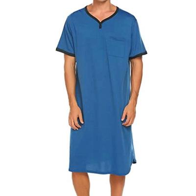 Thin Breathable Skin Friendly Loose Short Sleeved Home Wear Men’s Pajama Sets