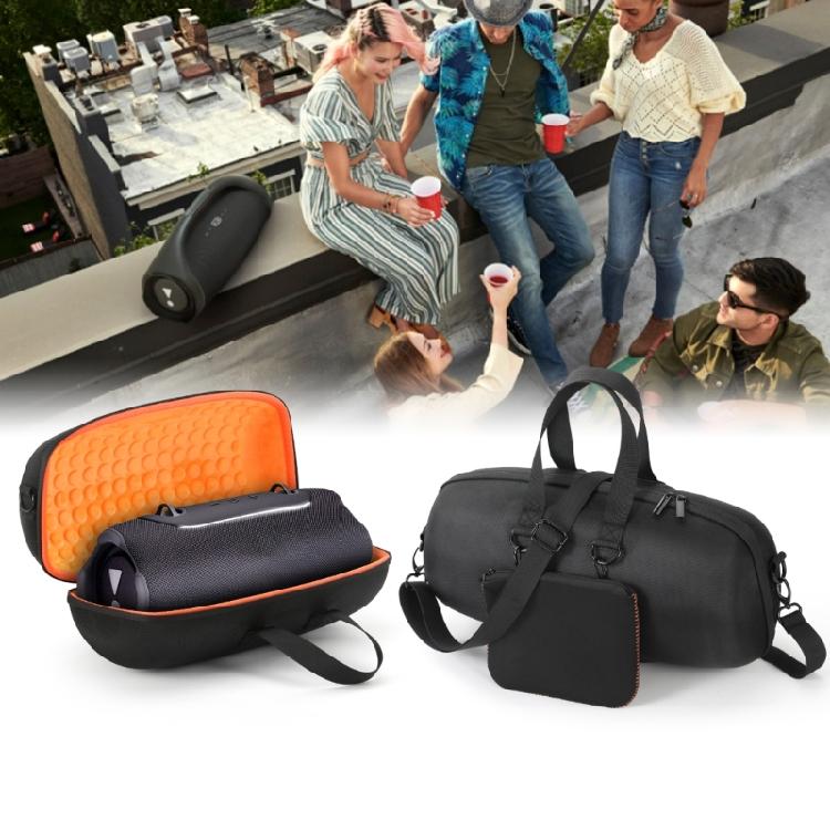 Speaker Storage Bag with Molded Outer Shell, Soft Lining, Carry Handles, Separate Accessory Pouch, Outdoor Carry and Daily Storage For XTREME 5