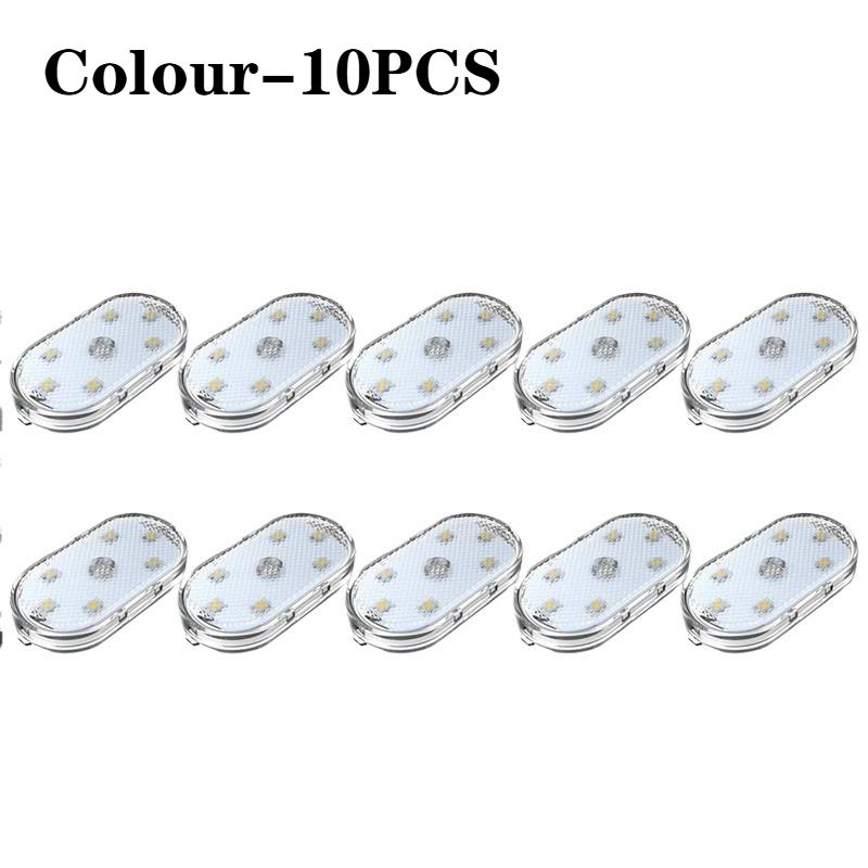 1-20PCS LED Touch Sensor Lamp USB Rechargeable Wireless Clip Light Multi-Color Atmosphere Lighting for Home Car Office Reading