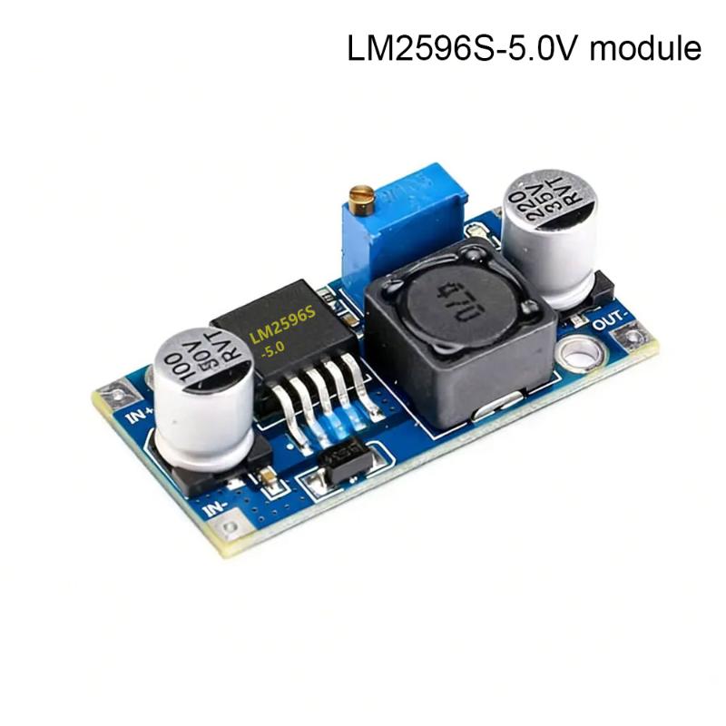 Lm2596 Lm2596S Power Module Led Voltmeter Dc-Dc Adjustable Step Down Power Supply Digital Display 24V To 12/5/3.3V