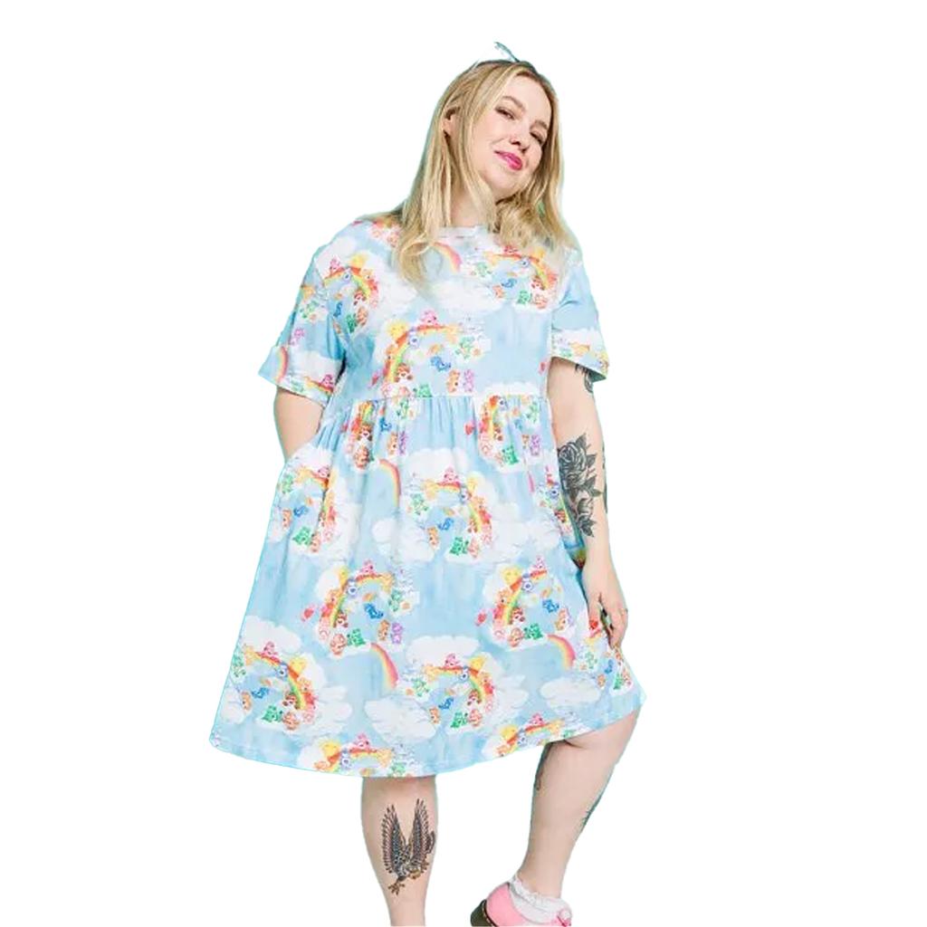 Care Bears Womens/Ladies Cloud Smock Dress