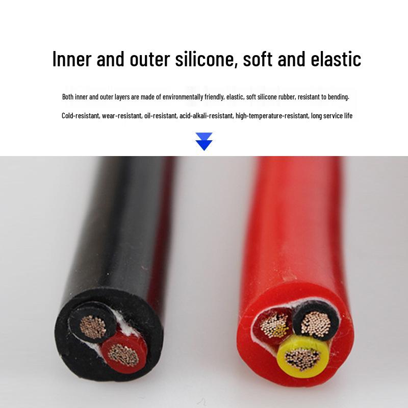 Ultra-Soft Silicone High-Temperature Resistant Power Cable: 2-Core/3-Core/4-Core Antifreeze Sheathed Wire.
