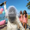 Bride To Be Sash And Veil, Bachelorette Party Accessories, Bridal Shower Gift