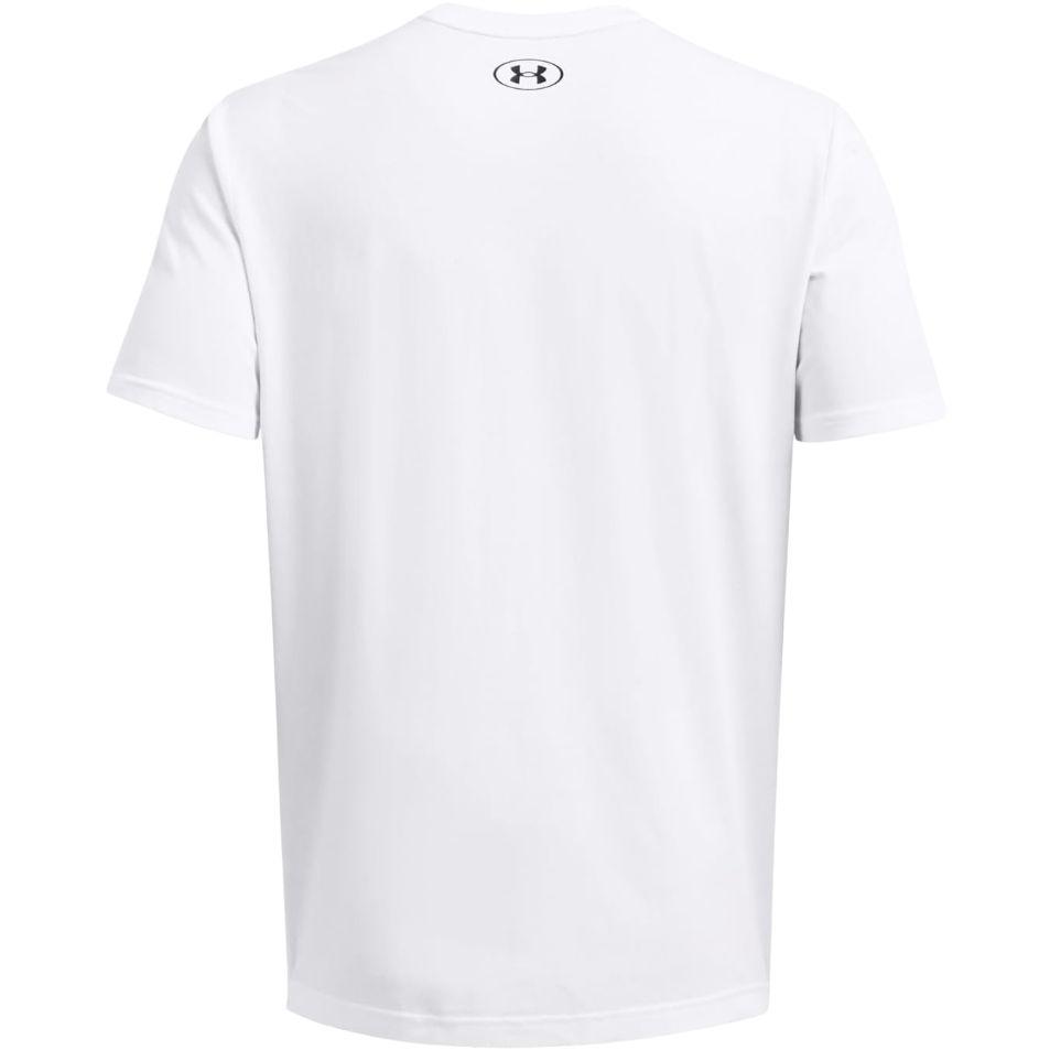 Under Armour Project Rock Payoff Graphic Short Sleeve T-Shirt Men Tops White 1383191-100