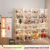 Transparent Lego Brick Display Cabinet: Dustproof Acrylic Storage for Figurines