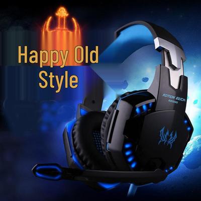 Inzhuo G2000 Ακουστικά Gaming Over-Ear με Μικρόφωνο, Βαριά Μπάσα για Φορητό Υπολογιστή/Επιτραπέζιο Υπολογιστή Μουσική
