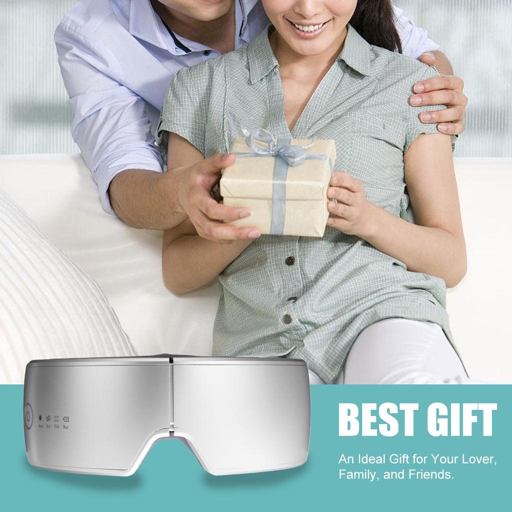 3.7V 4D Electric Smart Eye Massager Vibration Heated Massage For Tired Eyes Dark Circles Remove Eye Care