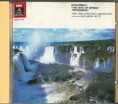CD RIOCCARDO MUTI - Stravinsky Rite Of Spring / Petrush HCD1147 EMI Japan Clasic Folosit