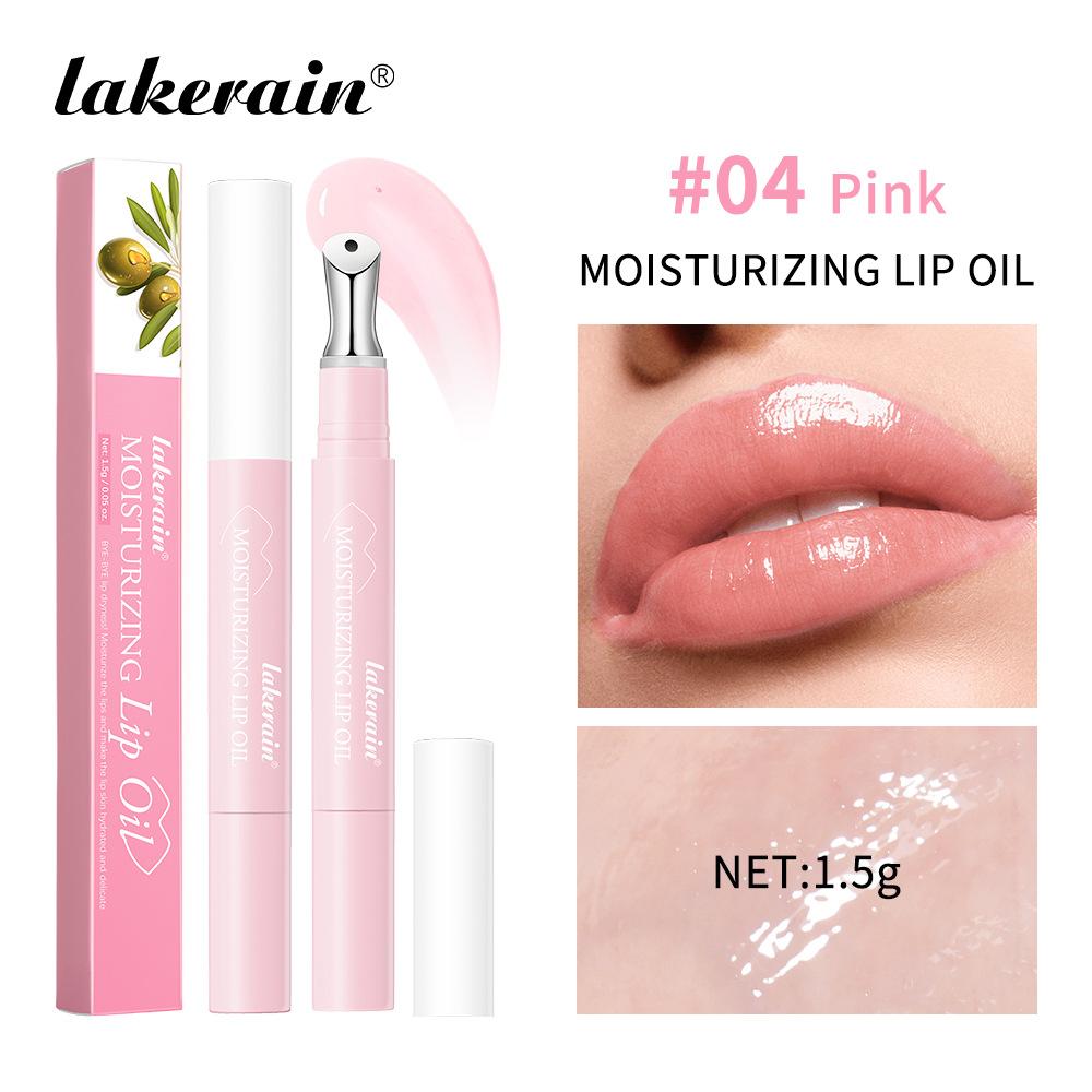 6 Farben Lipgloss Langhaltende Lippenstifte Make-up Transparenter Lipgloss Pflege der Lippen Kosmetik Tönung Öl Aufpolsternd Feuchtigkeitsspendend Oliven Honig Lippenstift