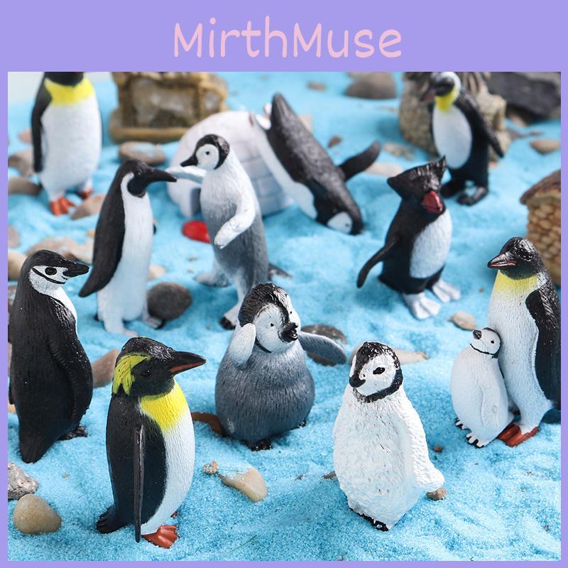 Polar Wildlife Miniature Figures Plastic Sea Life Model Aquarium Decor For Desk And Study
