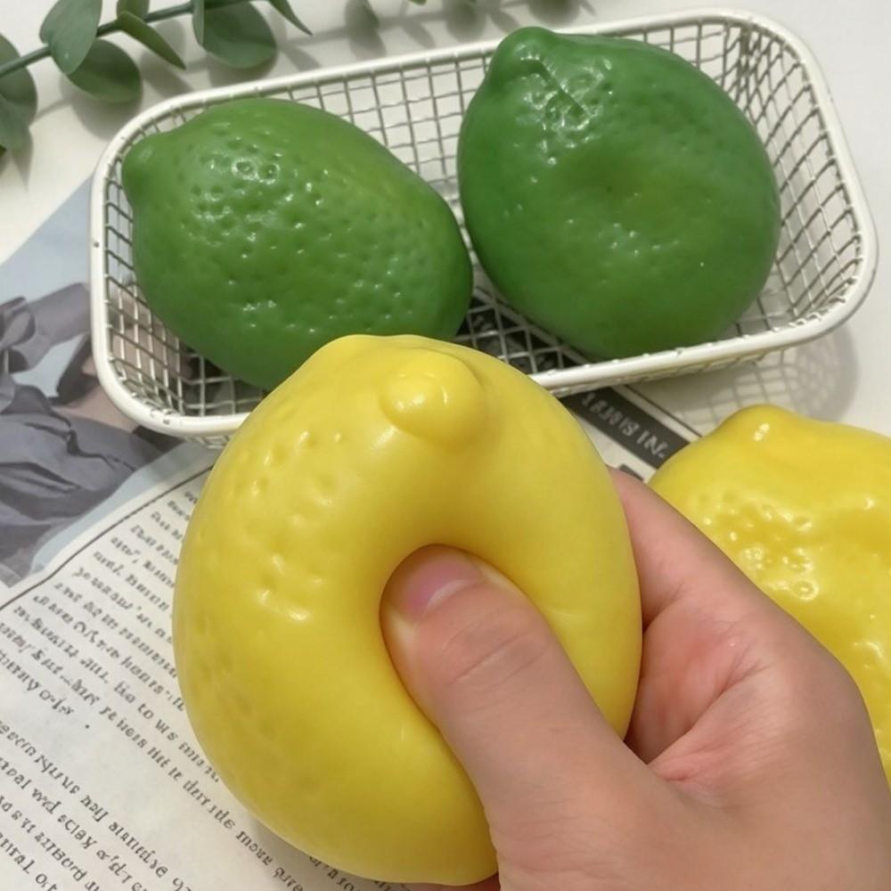 Handmade Lemon Fidget Ball Color-Changing Lemon Lemon Squishy Toy Lemon Squeeze Toy Fidget Toy