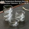 4/6 Stück 50ml Schnapsglas Teetassen Doppelwandige Gläser Teetassen Exquisites Kung Fu Trinkgeschirr Heimdeko Espresso Teetasse Teetasse