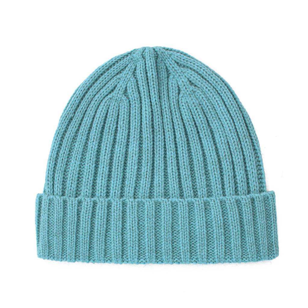 Unisex Wool Blend Beanie: Warm, Thick, Ear-Protective Knit Hat for Autumn and Winter Outdoor Wear