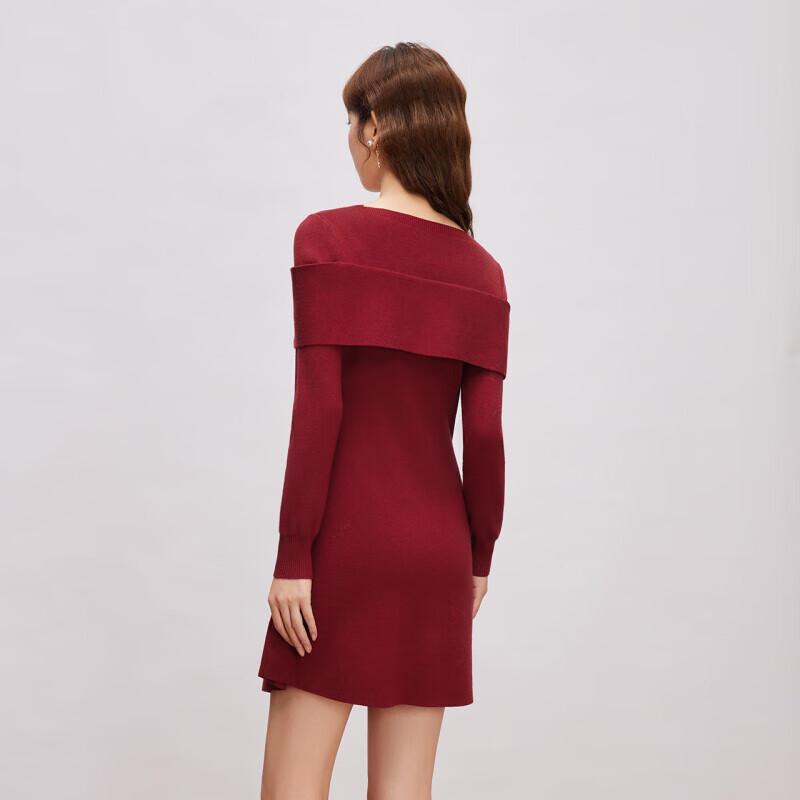 IEF Aiyifu 2025 Winter/Spring Slim-Fit Dress