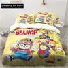 3D Cartoon DR S-Slump Arale Bedding Set Cute Quilt Cover Bed Cover With Pillowcase Twin Single Queen King Size Boys Adult Home