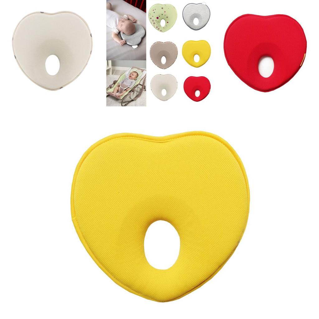 Baby Kids Soft Pillow Memory Foam Prevent Flat Head Anti Roll Neck Support