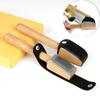 Wooden Suede Sole Wire Shoe Brush With Protector Cover Stainless Steel Brush Head Dance Shoes Cleaning Brush Durable Practical