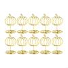 10Pcs Pumpkin Metal Note Holder Table Number Stand Picture Clip Holders For Thanksgiving Fall Festival Decoration HX6C