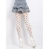 Vintage Dot Patterned Opaque Stockings Pantyhose for Women Japanese JK Girl Sexy Silky Footed Tights Thin Hosiery