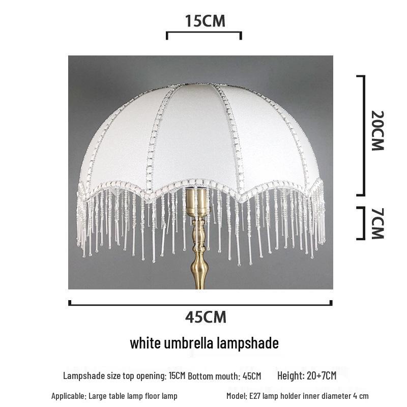 Retro Style Table Lamp with E27 Holder and Lampshade for Bedroom or Bedside