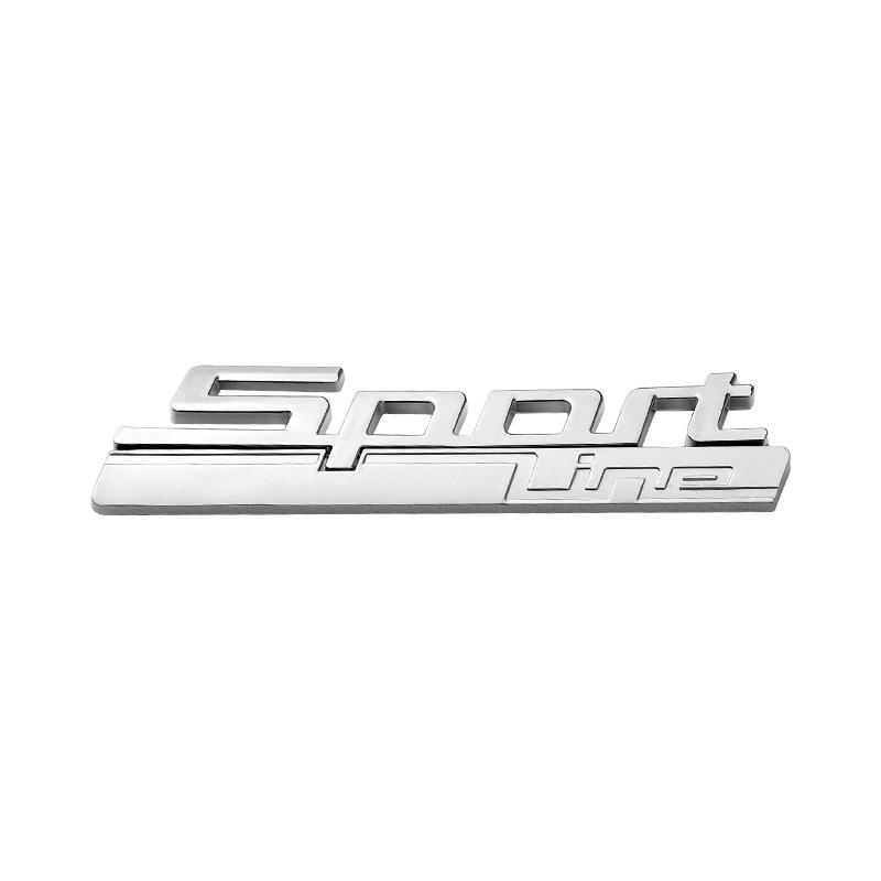 Car Fender Emblem Badge Sticker For Sport Line BMW Luxury Line Logo 520d 530d 330d 320d 518d F30 F10 G30 G20 E46 E39 F11 F32 ua2