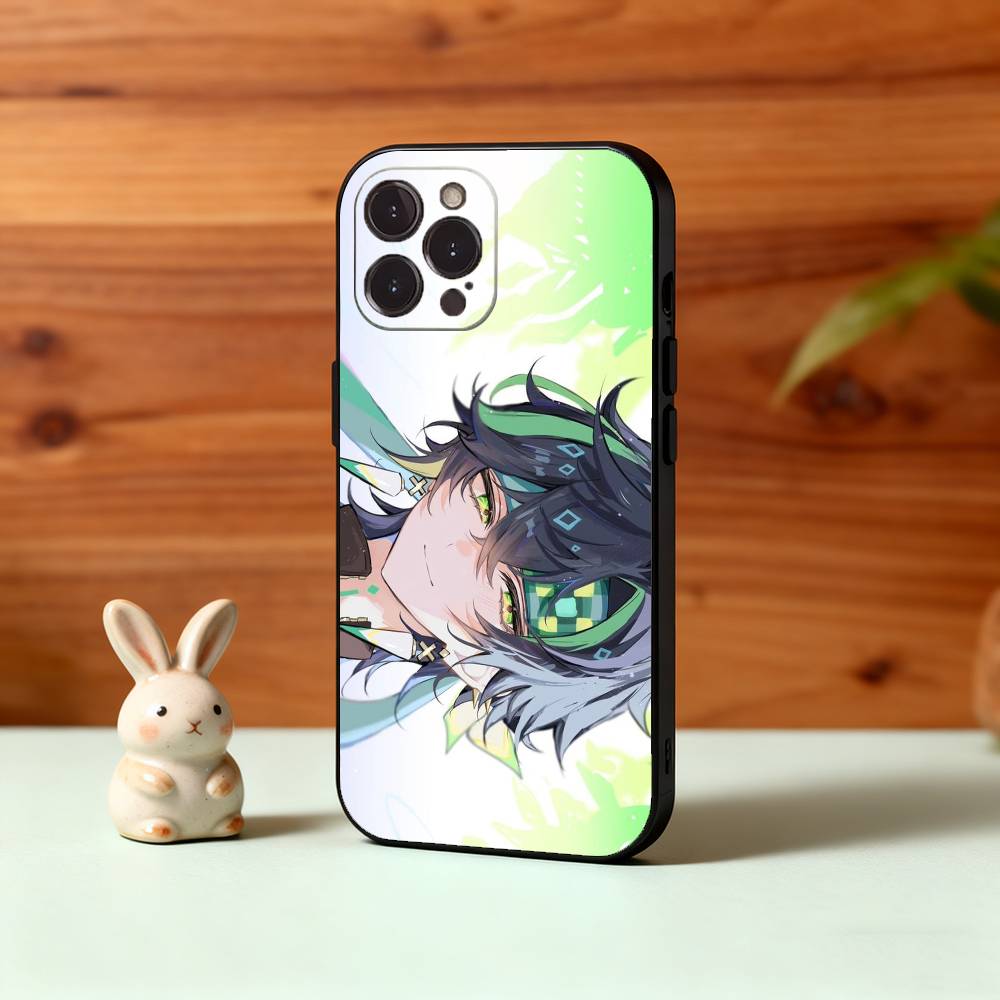 Ginichi - Genshin Impact - Dragon Hunter Phone Case For iPhone17,16,15,14,13,12,Plus,Pro Max, 5G Others Soft Black Cover