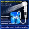 Doccia da Campeggio Portatile per Dormitorio e Campeggio Dispositivo Doccia Facile Dispositivo da Bagno Wireless con Pompa dell'Acqua Ricaricabile