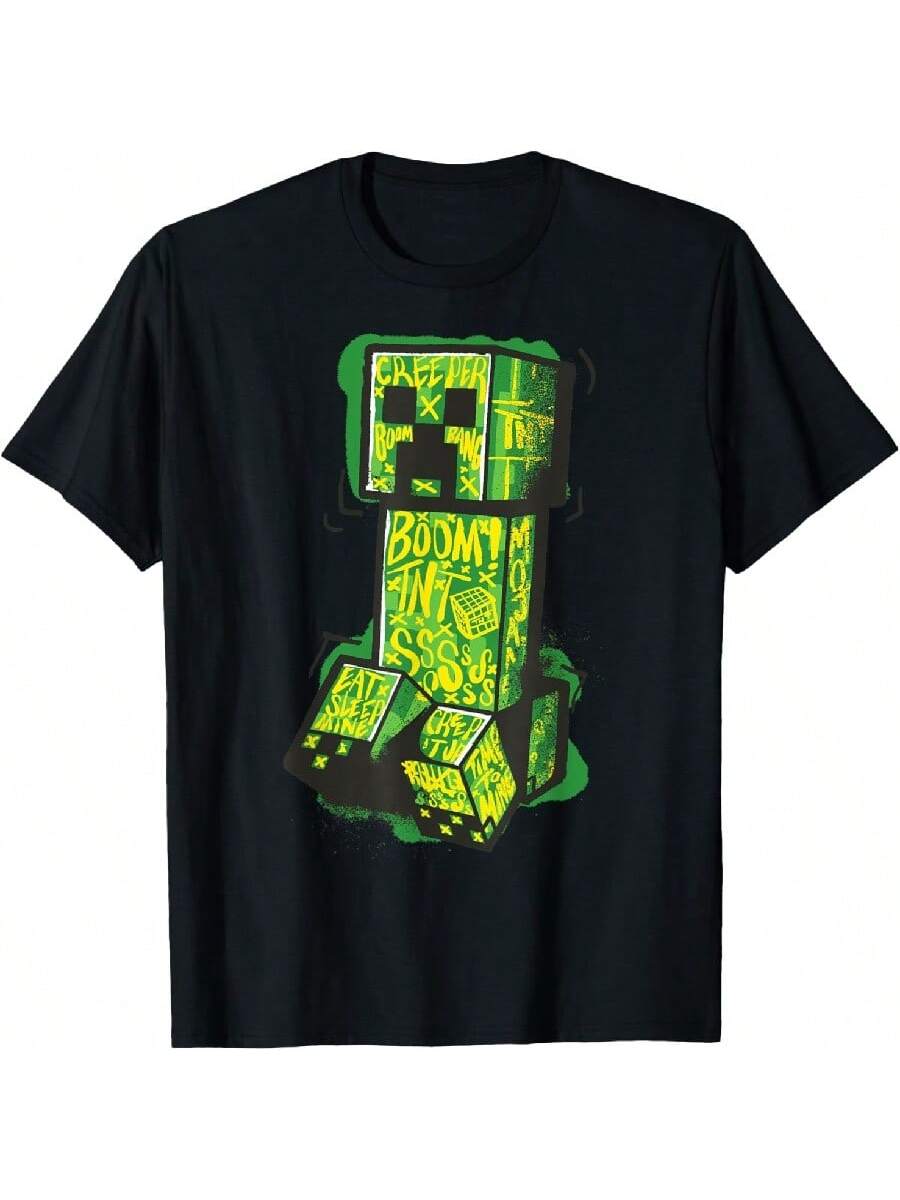 Camiseta con estampado de graffiti de Creeper de S