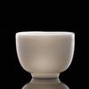 Various Styles Pure White Sheep Fat Jade Ceramic Kung Fu Set Master Cup Tea Bowl Supports LOGO Printing