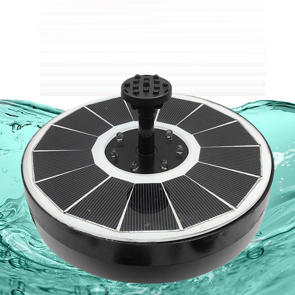 3.5W Solar Water Fountain LED Colorful Light Solar Powered Fountain 240L/H Solar Floating Fountain Pump for Garden/Fish Pond