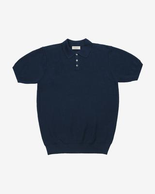 Solti Texture Summer Polo Knit (Blue)